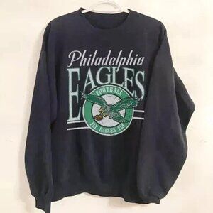 Vintage Philadelphia Eagles Football Sweatshirt, Retro NFL